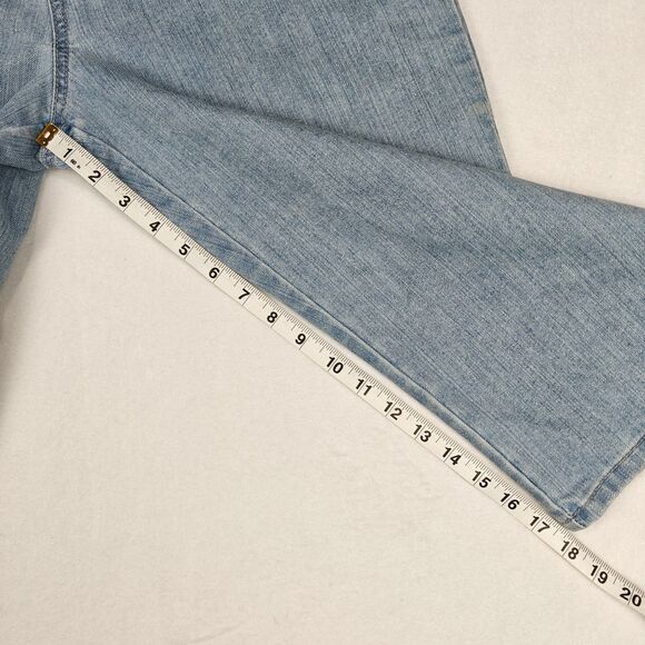 Gloria Vanderbilt Amanda High Rise Straight Leg Studded Capri Jeans Size 12P Y2K - Picture 11 of 11
